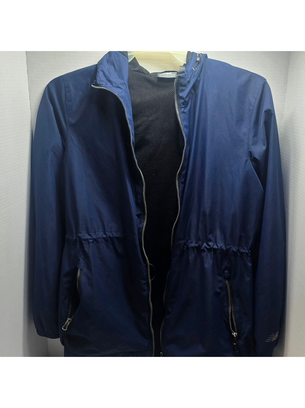 New Balance Navy Windbreaker Jacket